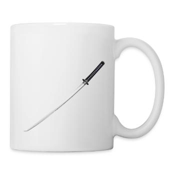 japanese katana sword samurai schwert japanisches - Tasse - Weiß - Rechts