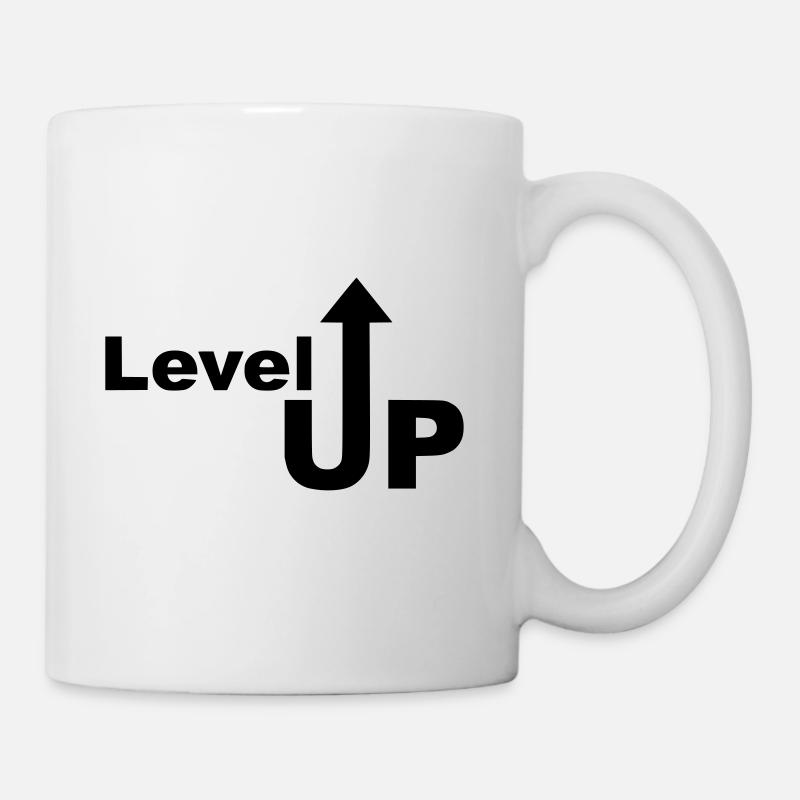 Level Up ascension flèche composée cadeau - Mug blanc - blanc