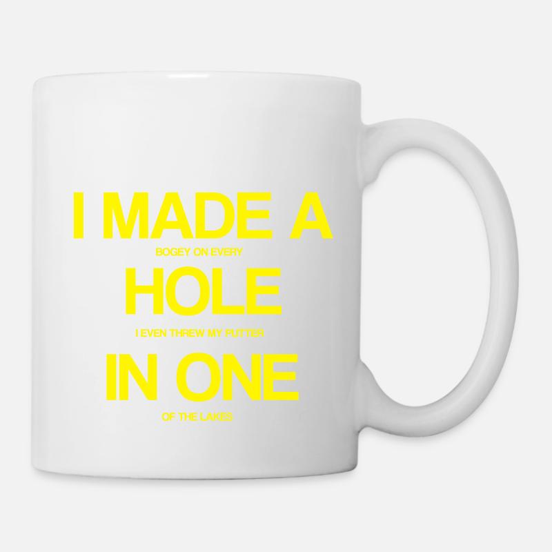 Ich ein Loch in ONE - Tasse - Weiß