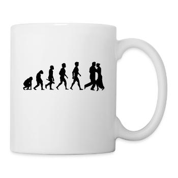 tanzen musik walzer tango disco tanz1 - Tasse - Weiß - Rechts