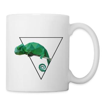 Chameleon Chameleons T-Shirt Cadeau Reptiles - Mug blanc - blanc - Droite