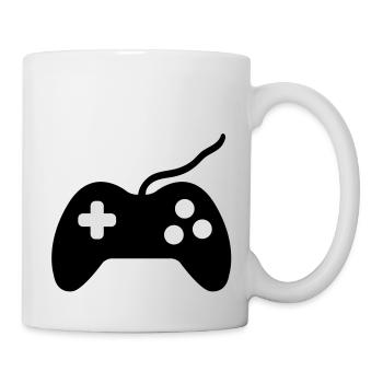 controller symbol - Tasse - Weiß - Rechts