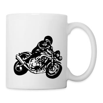 motocycle - Mug blanc - blanc - Droite