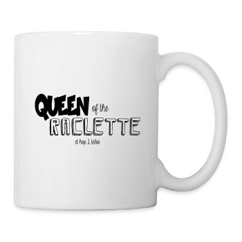 Königin des Raclette - Tasse - Weiß - Rechts
