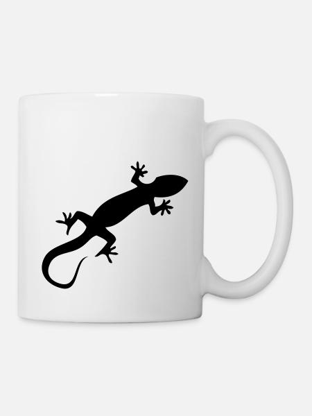 Gecko - Tasse - Weiß