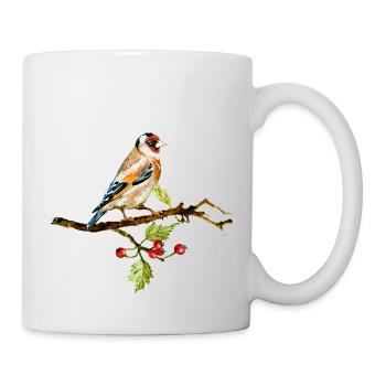 oiseau - Mug blanc - blanc - Droite