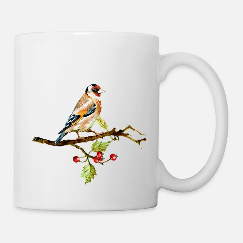 oiseau - Mug blanc - blanc