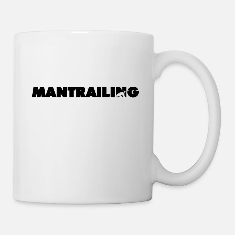 Mantrailing - Mug blanc - blanc