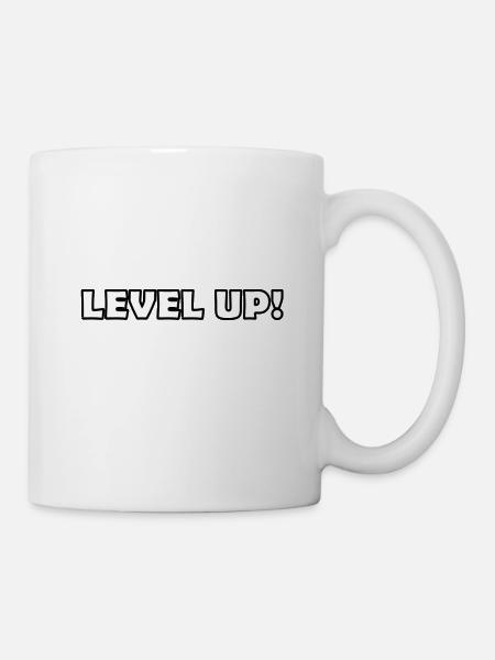 level up - Mug - white