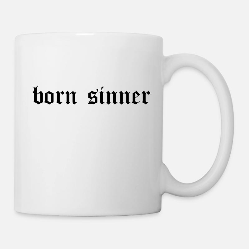 born sinner - Mug - white