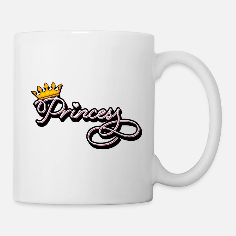 Princess - Das Prinzessinendesign - Tasse - Weiß