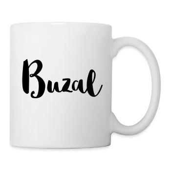 Buzal bayerisches Wort für Baby süßes Geschenk - Tasse - Weiß - Rechts