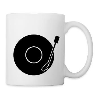 Vinyle Connexion - Mug blanc - blanc - Droite