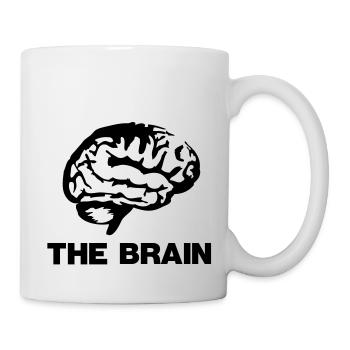the_brain___f1 - Mug blanc - blanc - Droite