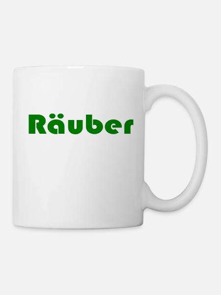 Räuber - Tasse - Weiß