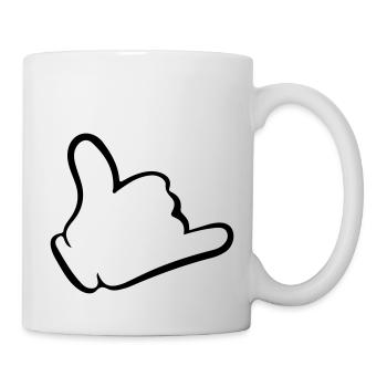 Shaka - Tasse - Weiß - Rechts