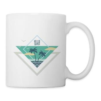HELLO SUMMER - Tasse - Weiß - Rechts