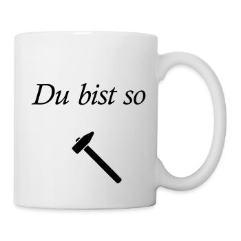 Hammer - Tasse - Weiß - Rechts