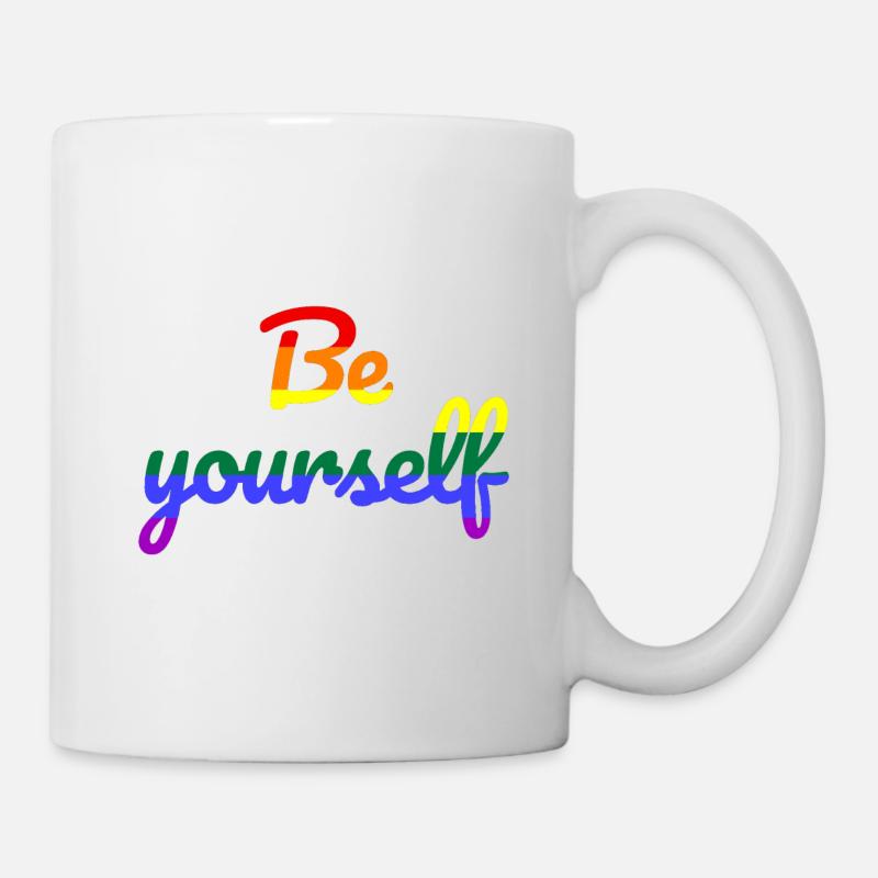 Be yourself - Tasse - Weiß