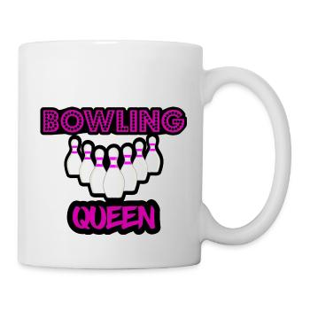 Bowling Queen Girl Girly - Mug - white - Right