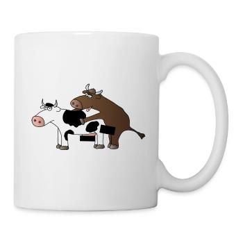 cattle censored - Mug - white - Right