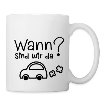 Reise-Shirt - Tasse - Weiß - Rechts
