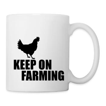 keep on farming 20 - Mug - white - Right