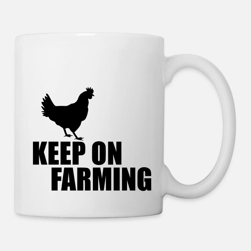 mach weiter Landwirtschaft 20 - Tasse - Weiß