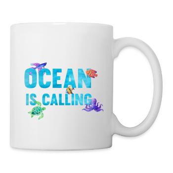 Ocean is calling - Mug - white - Right