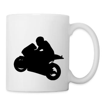Superbikes Motorrad Biker Zweirad Rennsport Biker - Tasse - Weiß - Rechts