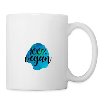 Idée de cadeau de végétarien végétarien - Mug blanc - blanc - Droite