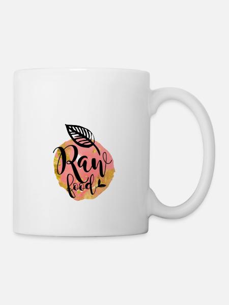 Veganer Vegetarier Tierschutz Geschenkidee - Tasse - Weiß