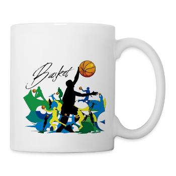 BASKET - Mug blanc - blanc - Droite