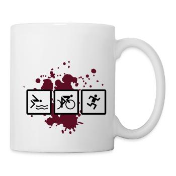 - triathlon triatlon - Mug blanc - blanc - Droite
