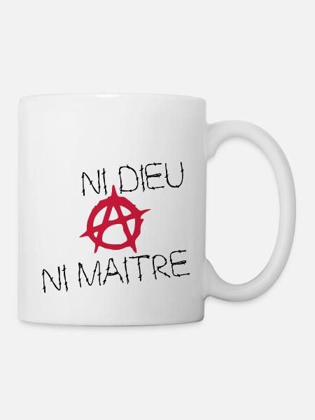 ni dieu ni maitre - Mug blanc - blanc