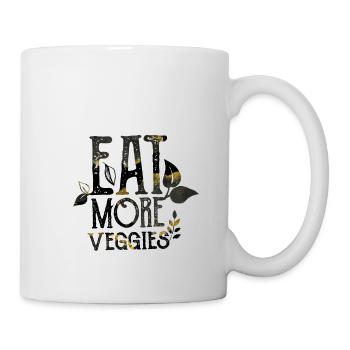 Veganer Vegetarier Tierschutz Geschenkidee - Tasse - Weiß - Rechts