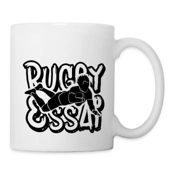 RUGBY TAG - Mug blanc - blanc - Droite