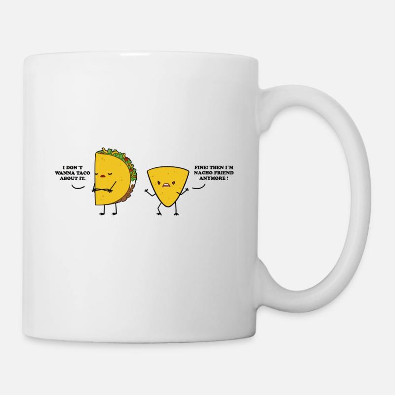 taco pun - Mug - white