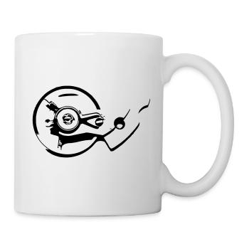 Balance 2824 avec robinet d'équilibre - Mug blanc - blanc - Droite