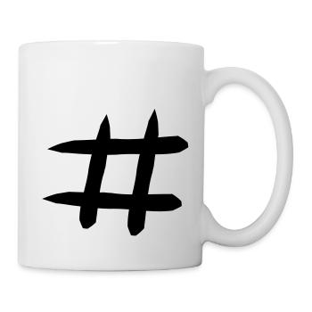 raute - Tasse - Weiß - Rechts