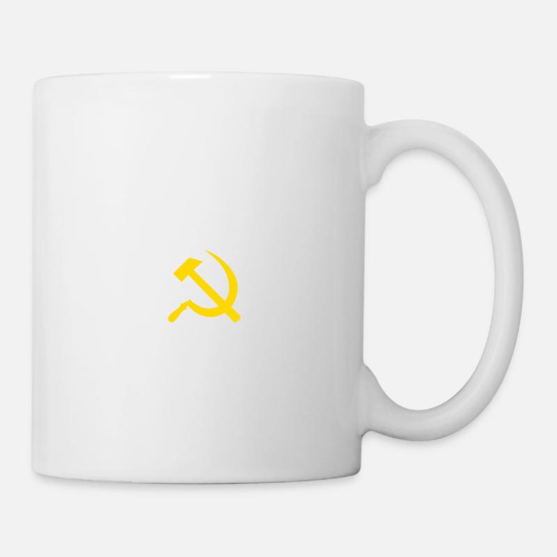 Hammer und Sichel - Tasse - Weiß