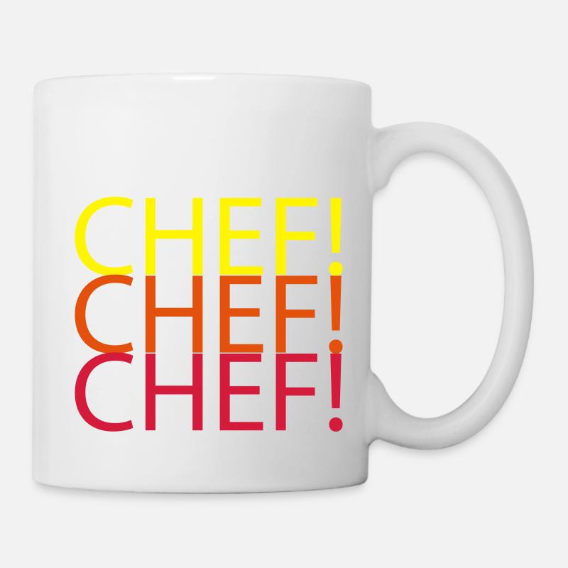 CHEF CHEF CHEF - Tasse - Weiß