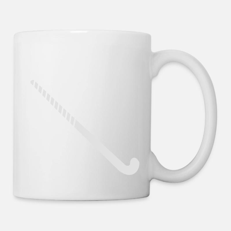 bâton de hockey - Mug blanc - blanc