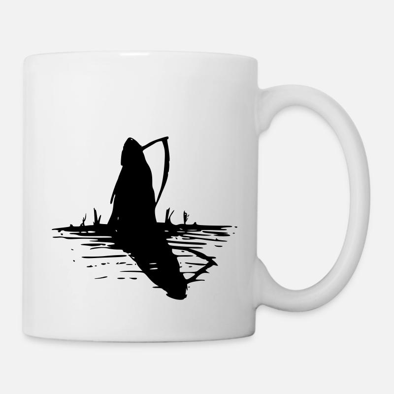 Sensenmann - Tasse - Weiß
