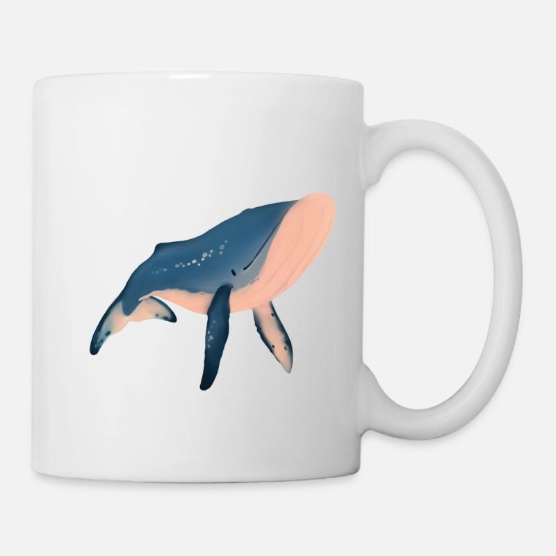 Wal Illustration - Tasse - Weiß