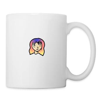 bunte Haare - Tasse - Weiß - Rechts