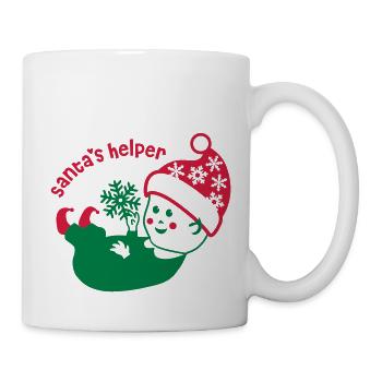 Santa's Little Helper Elf Maternity - Mug - white - Right