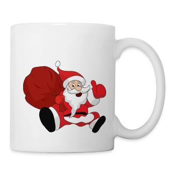 Noël Noël Père Noël Père Noël - Mug blanc - blanc - Droite