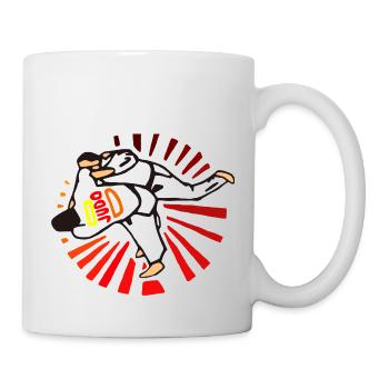 judo - Mug blanc - blanc - Droite