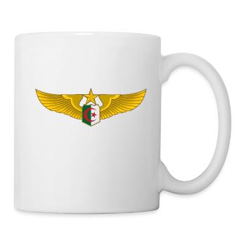 Algerische Luftwaffe Flügel - Tasse - Weiß - Rechts